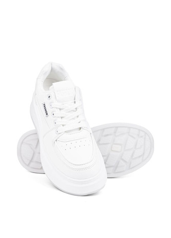 Білі всесезонні жіночі кросівки f3911a білий штуч. шкіра Attizzare