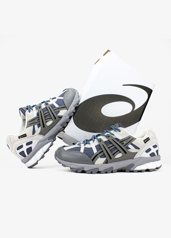 Серые всесезонные кроссовки мужские asics gel-sonoma 15-50 gore-tex gray white | асикс гель-сонома 15-50 серые белые No Brand