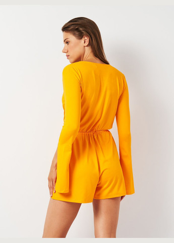 Комбинезон H&M однотонный светло-оранжевый