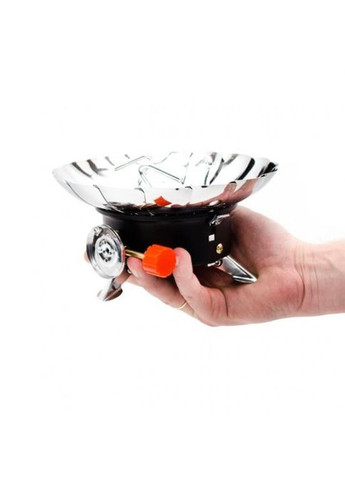 Пальник газовий туристичний із захистом від вітру GS-0011 Intertool (335834765)