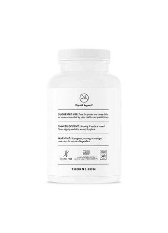 Вітаміни для щитовидної залози (Thyrocsin) 120 капсул Thorne Research (361117501)