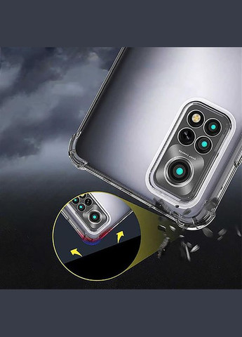 Чехол-накладка Anti-Shock для Xiaomi Redmi Note 12 Pro 4G Clear (709177) BeCover (341489905)