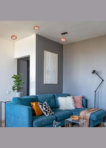 Золотой акриловый врезной светильник (05-А76) No Brand (370070272)