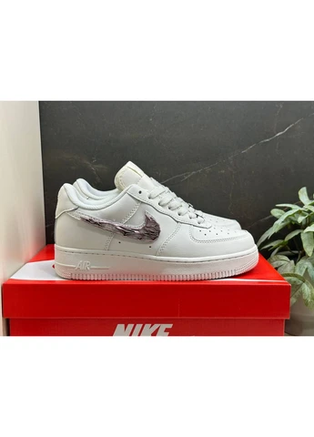 Білі літні кросівки nike air force 1 low molten metal piwhite найк аір форс 1 No Brand