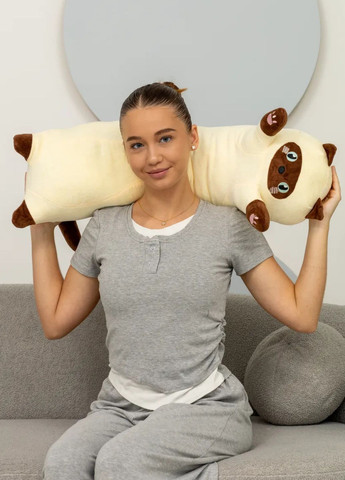 М’яка іграшка обіймашка сіамський кіт батон 90 см My Kigu (371274515)