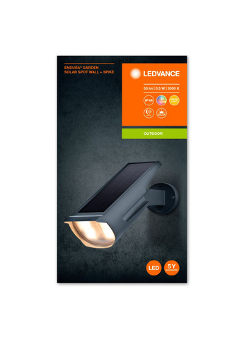 Светильник автономный ENDURA GARDEN SOLAR SPOT RGBW 0.5Вт 3000К 55Лм IP44 черный Ledvance (360396943)