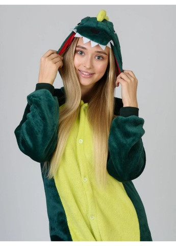 Піжама кігурумі Зелений дракон (динозавр) XL (175-185 см) Jamboo (369669399)