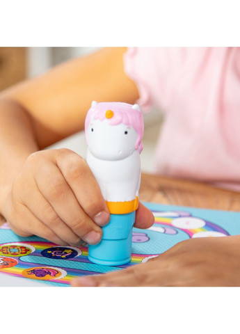 . Sticker WOW: Набір з блокноту та штампу з наліпками «Єдиноріг» Melissa & Doug (360767887)