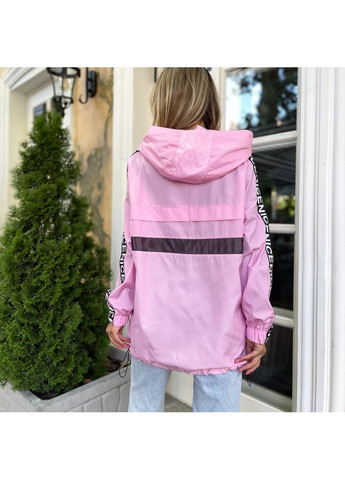 Розовая демисезонная женская куртка-ветровка DK/DL Мода без кордонів