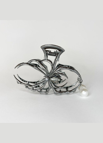 Шпилька для волосся Краб металевий для волосся павук Чорний 8.2 см Finding (317299033)