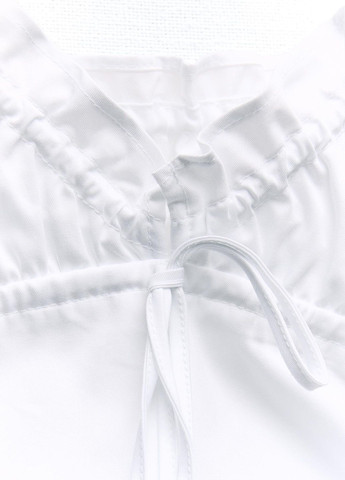 Білий домашній сукня Zara однотонна