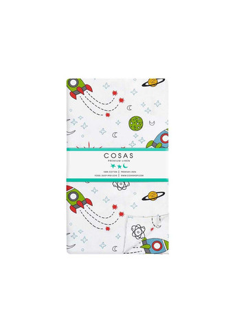 Детское постельное белье в кроватку Rockets 110х140 см Cosas (307370024)