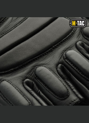 Рукавички безпалі шкіряні Assault Tactical Mk.1 Black M-TAC (315338961)