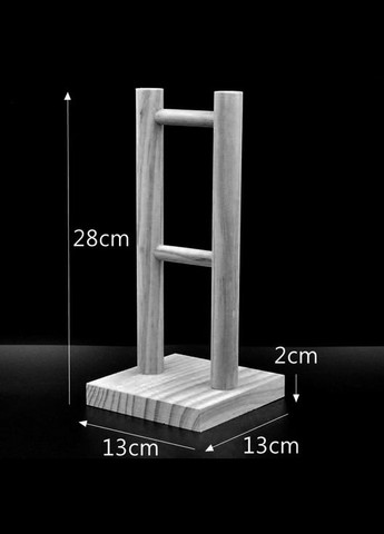 Стійка для навушників з дерева Холідей 2 сієна (НУП-200405) No Brand (328415216)
