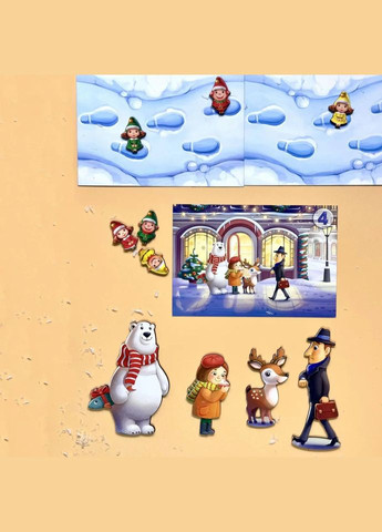 Детская настольная игра "Кто был на улице?" (ПСД294) PSD294 деревянная Ubumblebees (337499820)