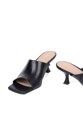 Жіночі Сабо 558L-06-S10 Чорний Шкіра MIRATON (327538650)