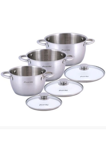 Набір каструль KM-4905 6 предметів Kamille (348133453)