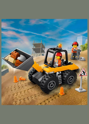 Конструктор City Автопогрузчик строительный желтый (60450) Lego (333253081)