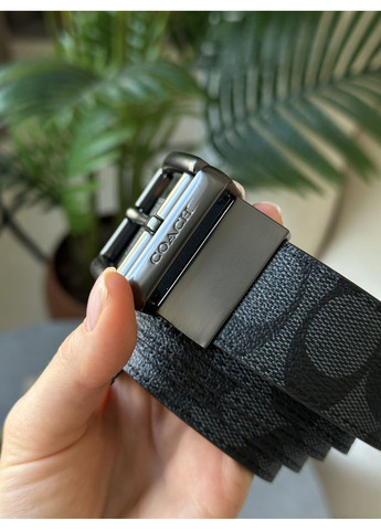 Ремінь 2 пряжки Belt Kit Grey Canvas/Black Fittings No Brand (362488743)