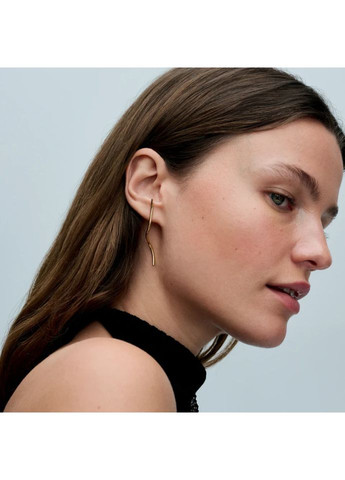 Сережки кульчики Пандора "Вишукані лінії" 263287C00 Kabluchka (355344627)