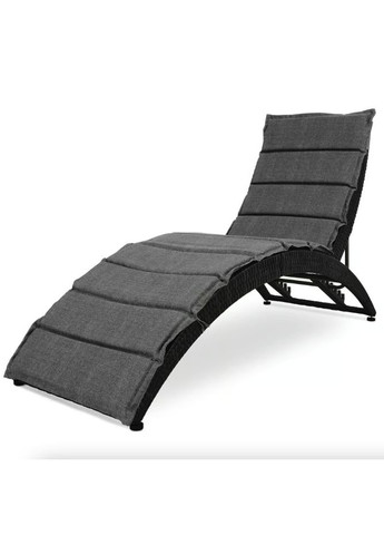 Садовый шезлонг Ciampino черно/графитовый Di Volio (361952367)