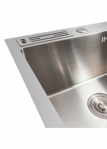 Кухонна мийка нержавійка 50*50 Handmade з підставкою для ножів (3,0/0,8) Valeso (336932395)