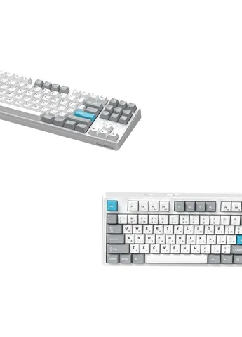 Клавіатура (MK285WH) GAMEPRO Asgard Ragnar Wireless/Bluetooth/USB UA White (377856563)