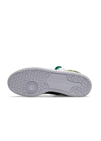 Серые демисезонные кроссовки мужские adidas forum 84 low white green адидас форум 84 No Brand
