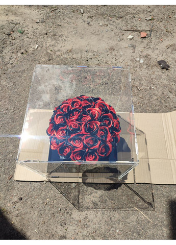 Букет в акриловому кубі No Brand (368672337)