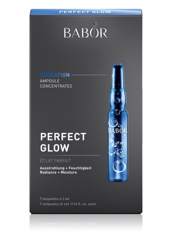 Концентрована сироватка для освітлення та зволоження в ампулах Ampoule Concentrates Hydration Perfect Glow 7х2 мл Babor (280265762)