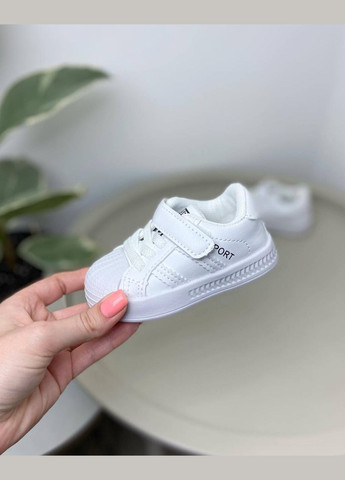 Білі дитячі кросівки білі 999 No Brand