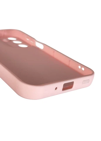 Чохол силіконовий Soft Touch з 3D принтом милий ведмедик для Galaxy A16 (SM-A165) рожевий (Повний захист камери) Samsung (378973938)