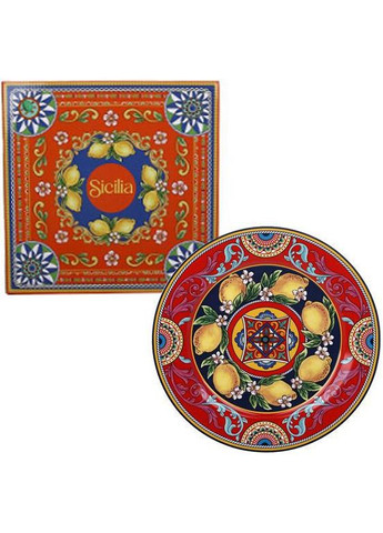 Тарілка порцелянова Sicilia "Ornamento" Ø27см (Орнамент) Bona (365248183)