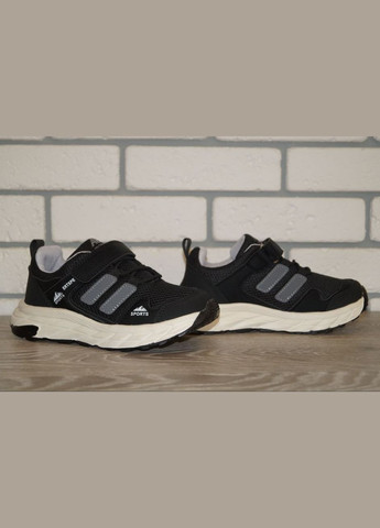 Чорні Осінні кросівки спортивні підліткові чорні Jong Golf Sports