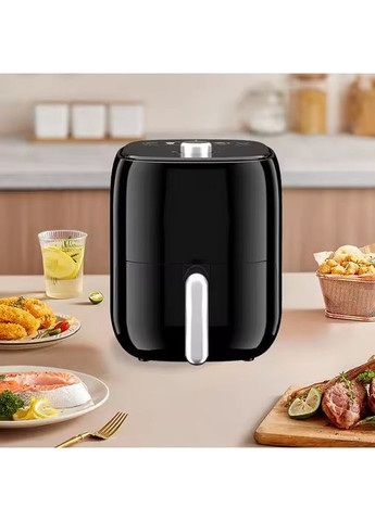 Електрична фритюрниця аерогриль 2 л з кошиком для смаження мультипіч з антипригарним покриттям (SB324) Crownberg (361161770)