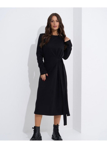 Черное повседневный платья 14951 черный ISSA PLUS