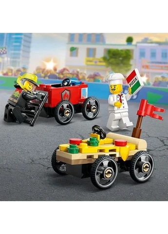 Конструктор «Пицца-авто против пожарной машины» Набор Lego (400743058)