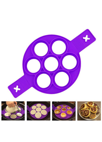 Силиконовая форма для приготовления оладий и яичницы Cake Maker Kitchen Master (355341955)