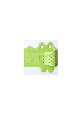 Антискользящий коврик на присосках в ванную зеленый крокодил IKEA (277964843)