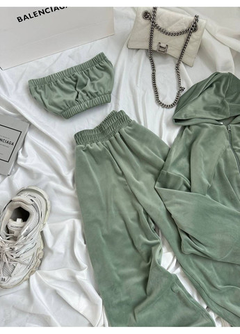 Женский костюм-тройка из велюра Україна (358934469)