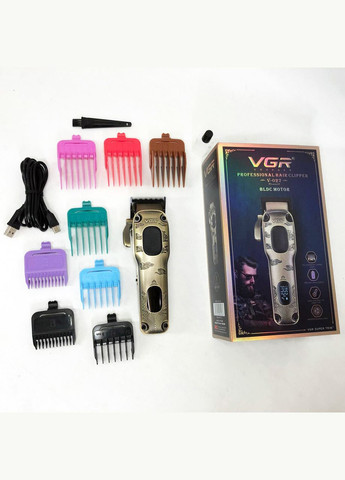 Акумуляторна машинка для стрижки V-027 VGR (364664427)