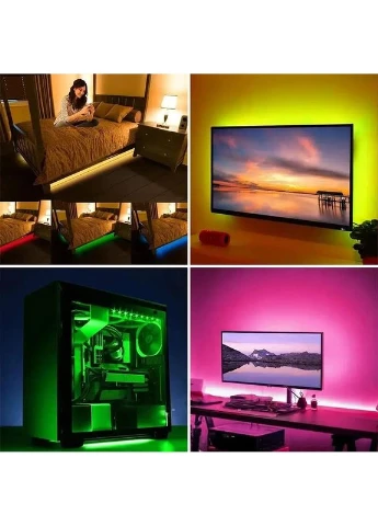 Світлодіодна LED стрічка Bluetooth 2х12,5м USB + пульт SMD 5050 (234571779_369) XPRO (392926921)