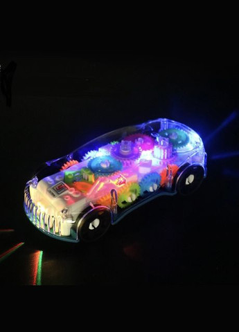 Іграшкова прозора машинка зі світломузикою Qunxing Toys YJ 388-65 Fun Game (327217432)