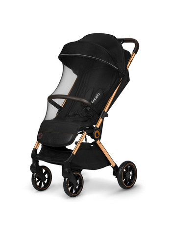 Прогулочная коляска Cloe Black Onyx, черная () Lionelo LO-CLOE BLACK ONYX (336330293)