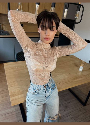 Женское гипюровое боди Україна (331606010)