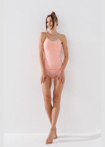 Персиковый демисезонный комплект майка+трусы 8000 персиковый (2000902346648a) shop (2000902346648) Miss Blue Moon