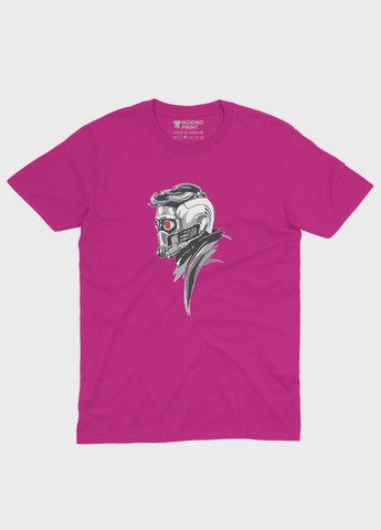 Розовая демисезонная футболка для мальчика с принтом супергероев - стражи галактики (ts001-1-fuxj-006-017-012-b) Modno