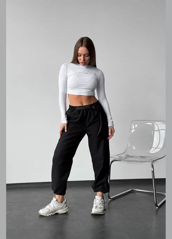 Черные демисезонные брюки Reload