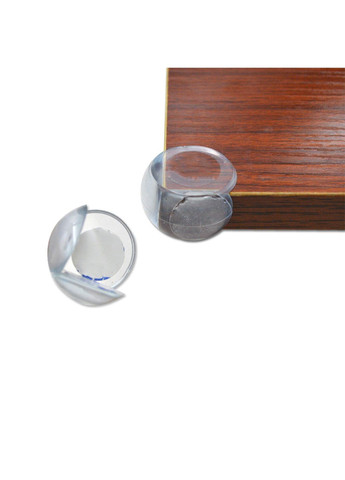 Силиконовые накладки на острые уголки мебели для защиты детей от ударов, прозрачные, круглые, 10шт No Brand (318065797)