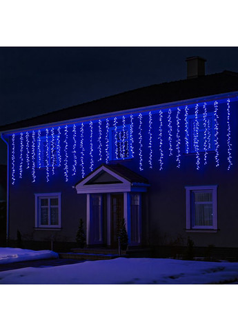 Уличная гирлянда Бахрома 36 м 600 LED белый провод Синий 36MWBL Garlando (365544238)